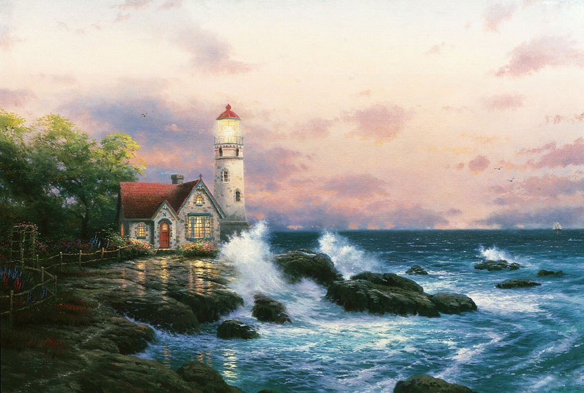 Thomas Kinkade Beacon of hope